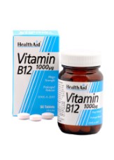 HealthAid Mega Strength Vitamin B12 1000mg - 60 Tablets to 1000µg Rs. 392 at Amazon